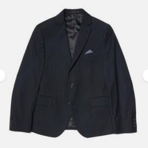 Lauren Ralph Lauren‎ Boys Black Bloxbury Suit Jacket Blazer 8R New With Tags